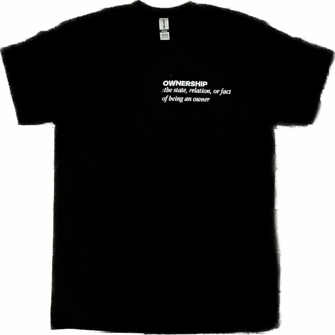 OWNERSHIP Tee - Black - front view